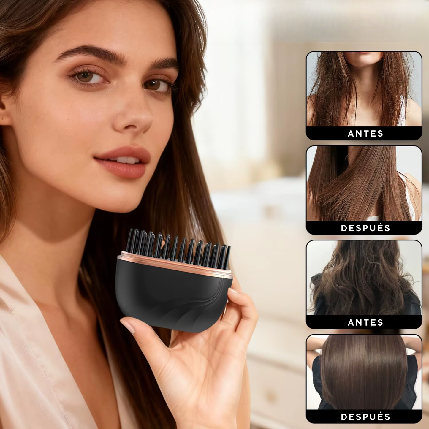 Luma™ - Cepillo Alisador Inalámbrico Portátil
